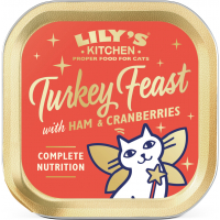 LILY'S KITCHEN Festín de Pavo con jamón y arándanos para gatos