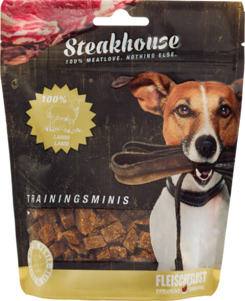 Meatlove Training Minis Snacks de cordero para perros