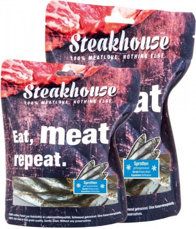 Meatlove Snacks de espadines liofilizados para perros
