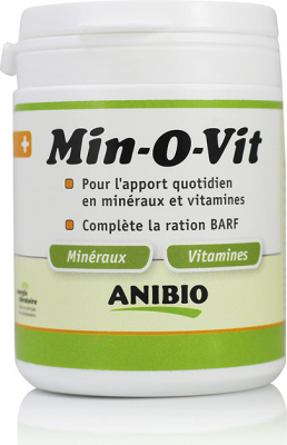 Anibio Min-O-Vit complément en vitamines et minéraux pour chien, chat et furet