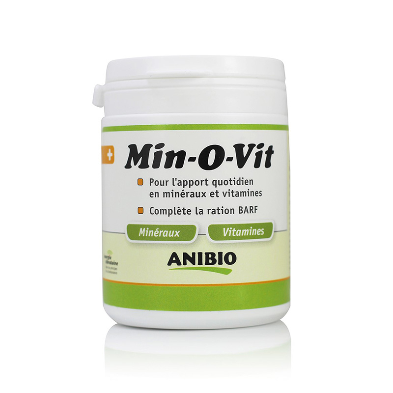 Anibio Min-O-Vit integratore di vitamine e minerali per cani, gatti e furetti