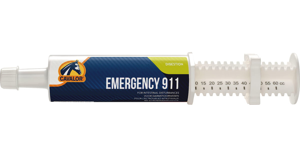 Cavalor Emergency 911 solución rápida para los cólicos intestinales