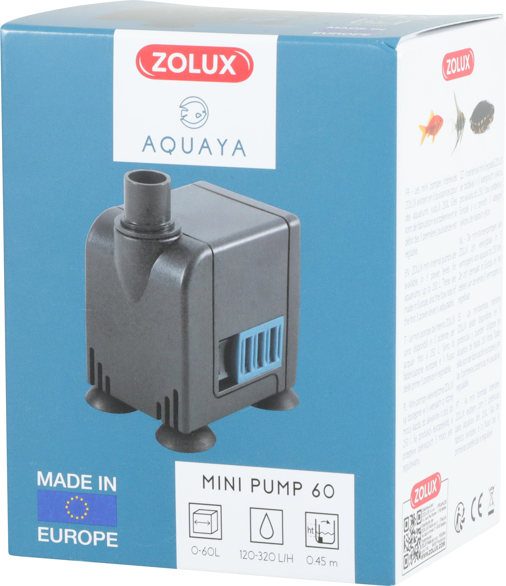 Mini pompe Aquaya 60 - Débit de 120 à 320 l/h