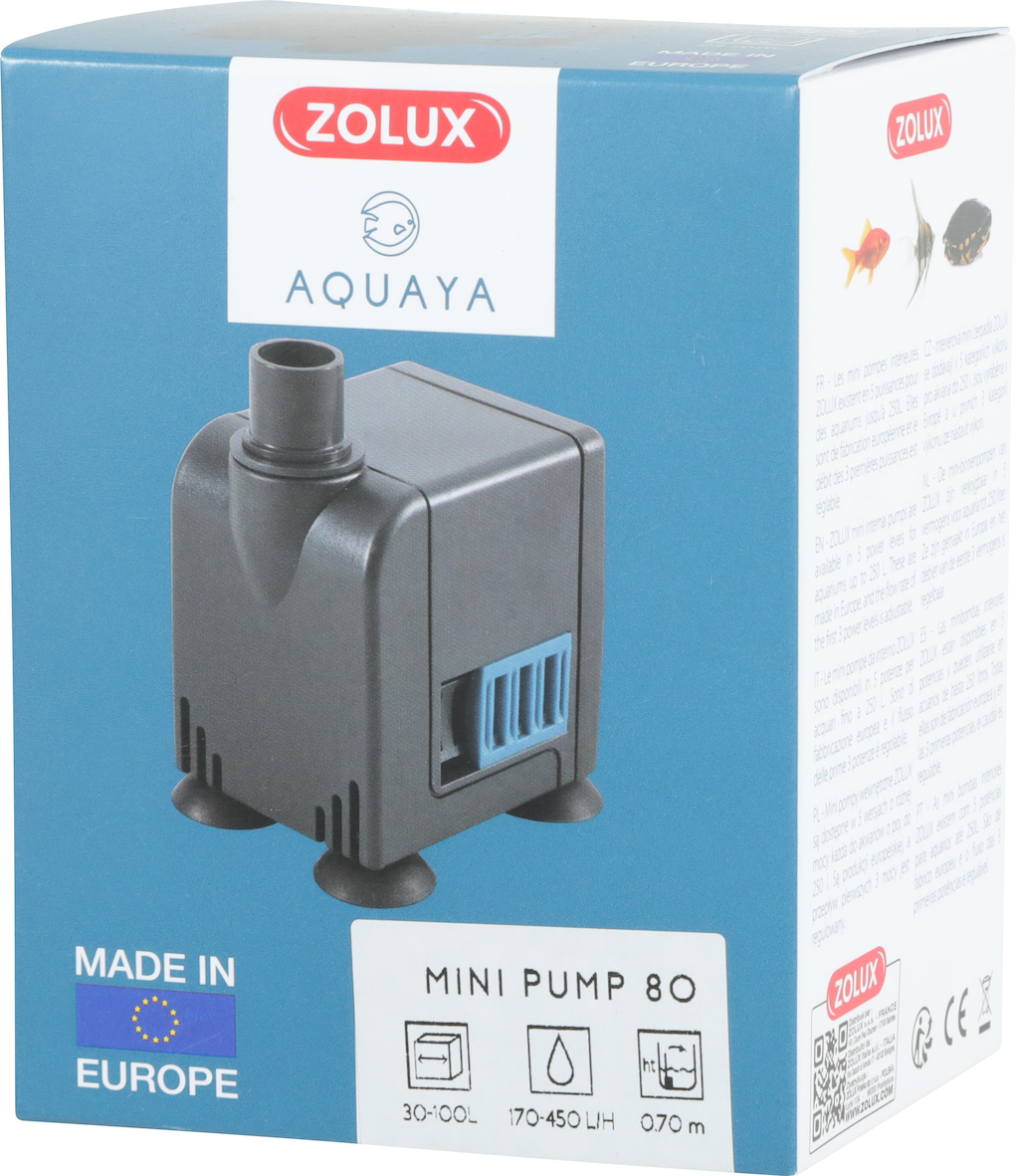 Aquaya 80 Minipumpe – Durchfluss von 170 bis 450 l/h