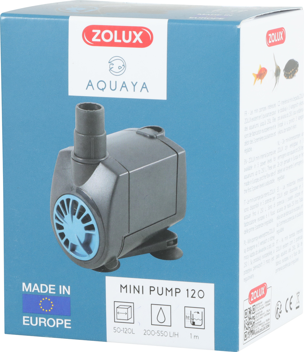 Mini pompa Aquaya 120 - Portata da 200 a 550 l/h