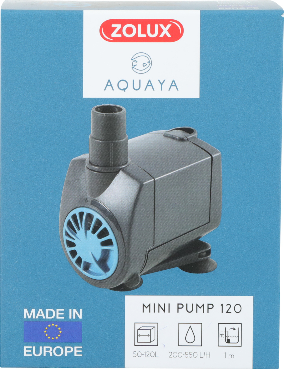 Mini bomba Aquaya 120 - Débito de 200 a 550 l/h