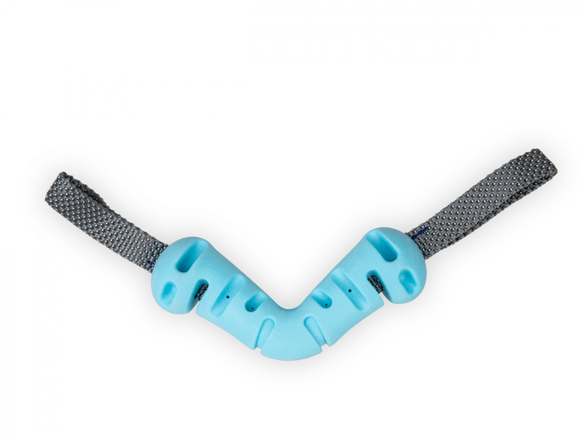 Jouet chien TPR + corde bleu 30 cm