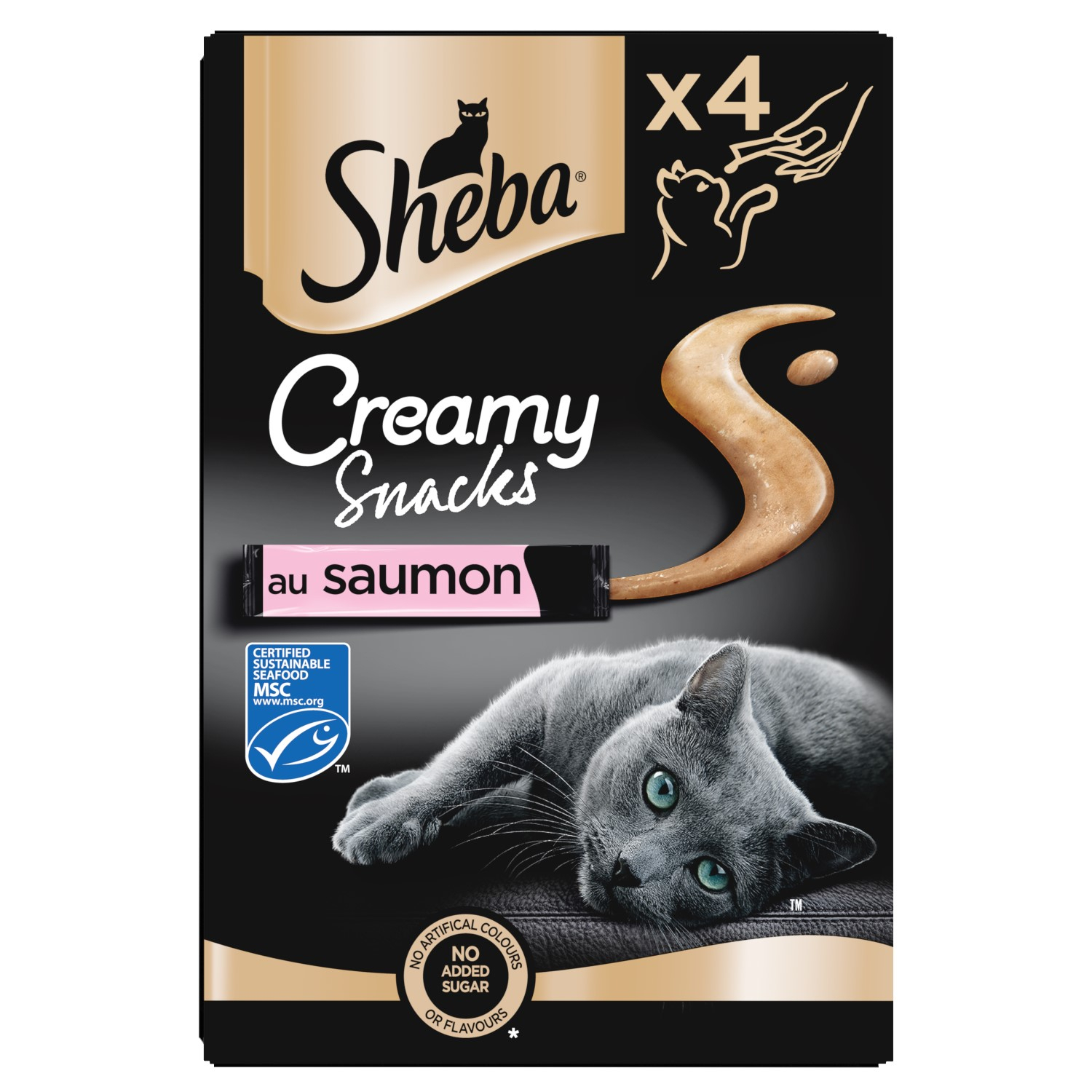 SHEBA Creamy Snacks para gato - Vários sabores disponíveis
