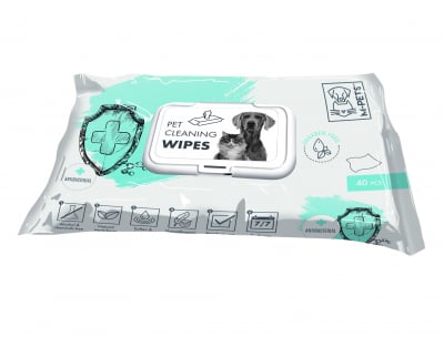 Lingettes Antibactériens Pet Cleaning