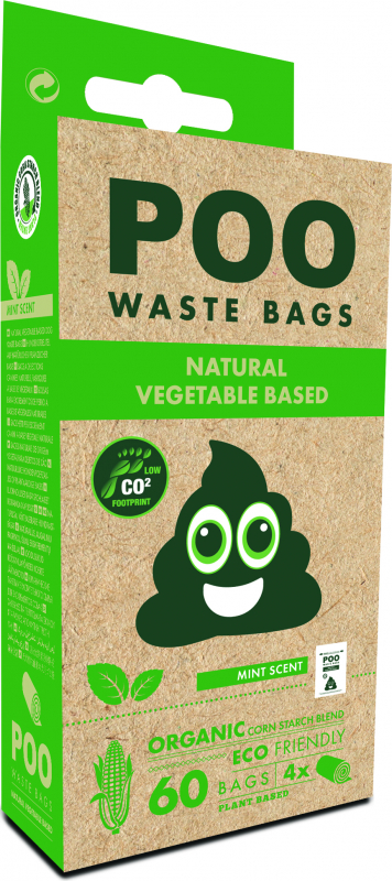 Sacs ramasse crottes POO 100% Compostable & Biodegradable