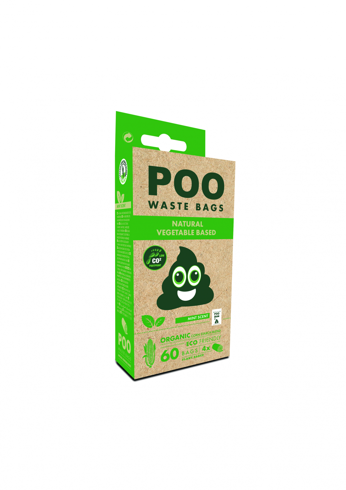 Sacs ramasse crottes POO 100% Compostable & Biodegradable