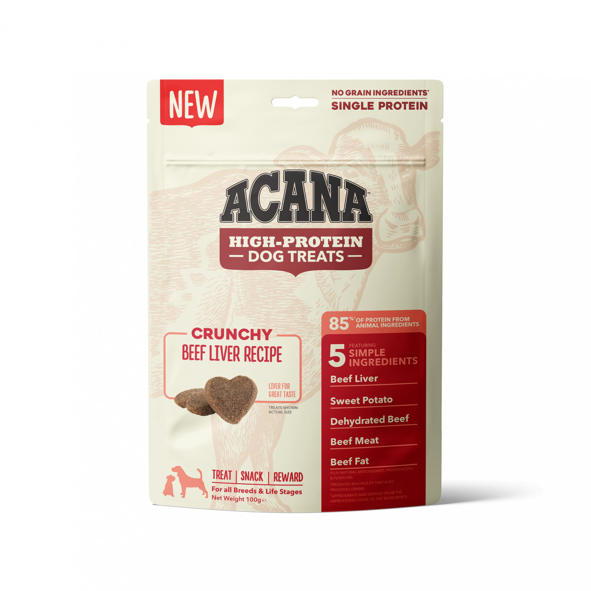 ACANA High-Protein Crunchy - Snacks para cão - 4 sabores disponíveis