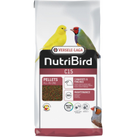 NutriBird C15 granulado extrudidos para canários, aves exóticas e indígenas
