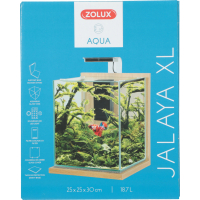 Kit de acuario decorativo Jalaya - 10L - 18,7L - 31,5L - Roble claro