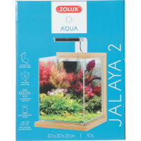Kit de acuario decorativo Jalaya - 10L - 18,7L - 31,5L - Roble claro
