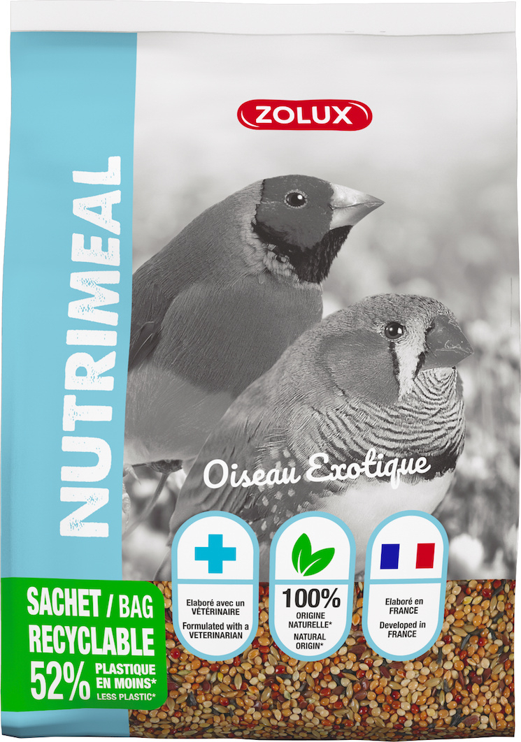 Zolux Nutrimeal comida para pájaros exóticos