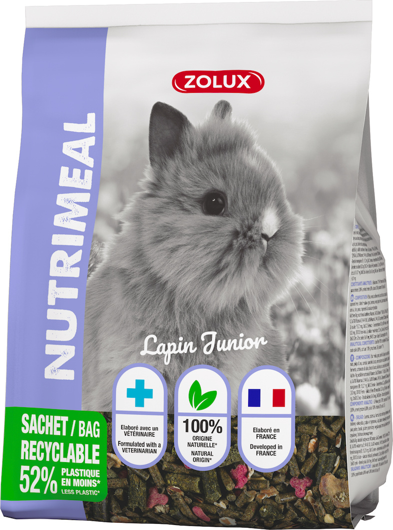 Zolux Nutrimeal alimentation pour lapin nain junior 