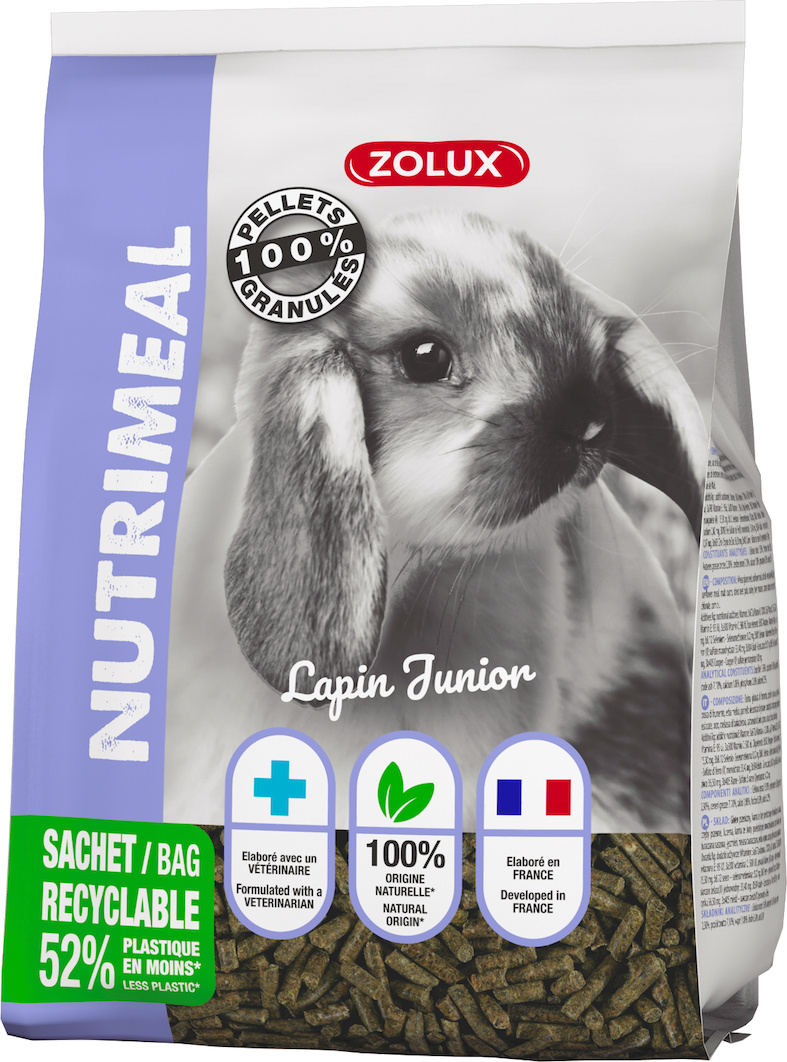 Zolux Nutrimeal Granulado para coelho anão júnior