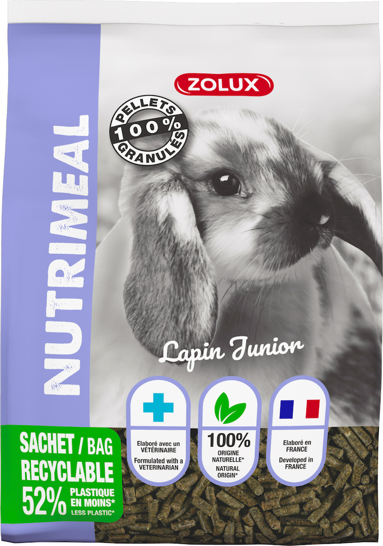 Zolux Nutrimeal Granulado para coelho anão júnior