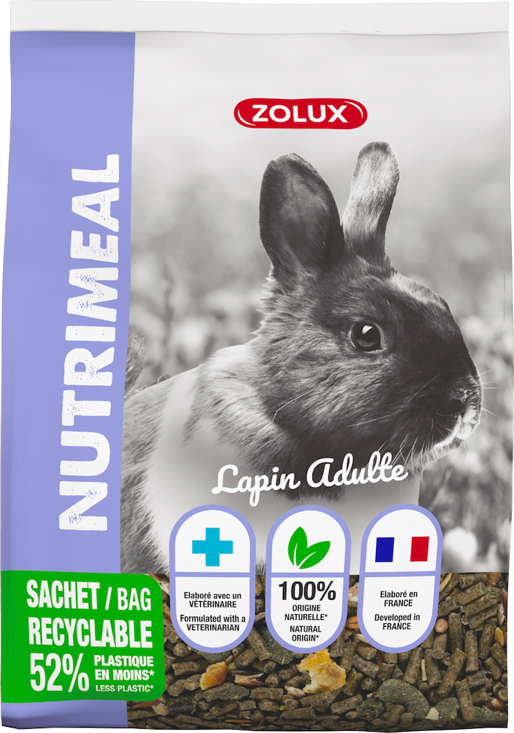 Zolux Nutrimeal voor volwassen dwergkonijnen