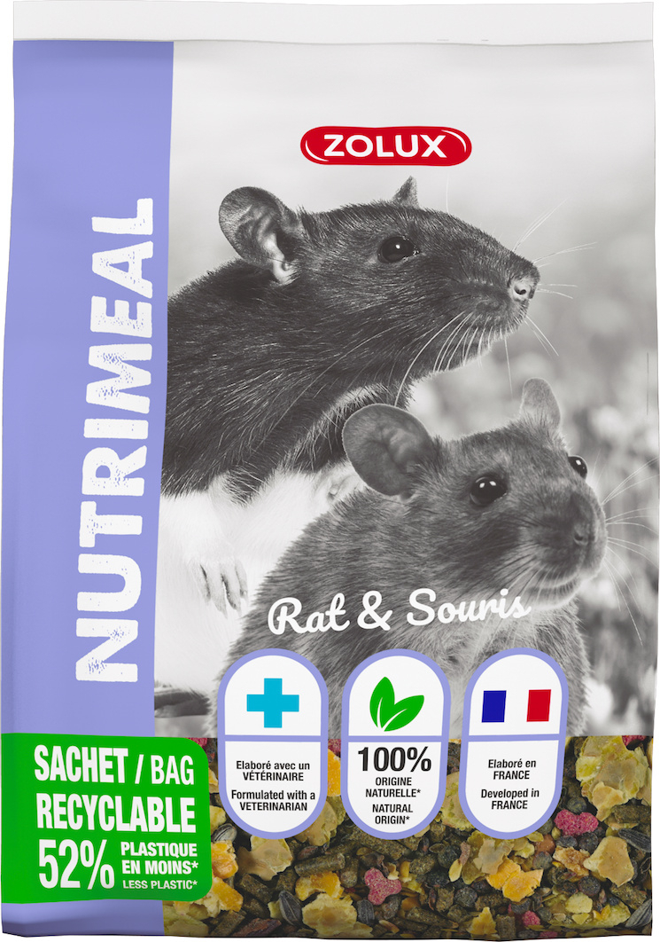 Zolux Nutrimeal voer voor ratten en muizen