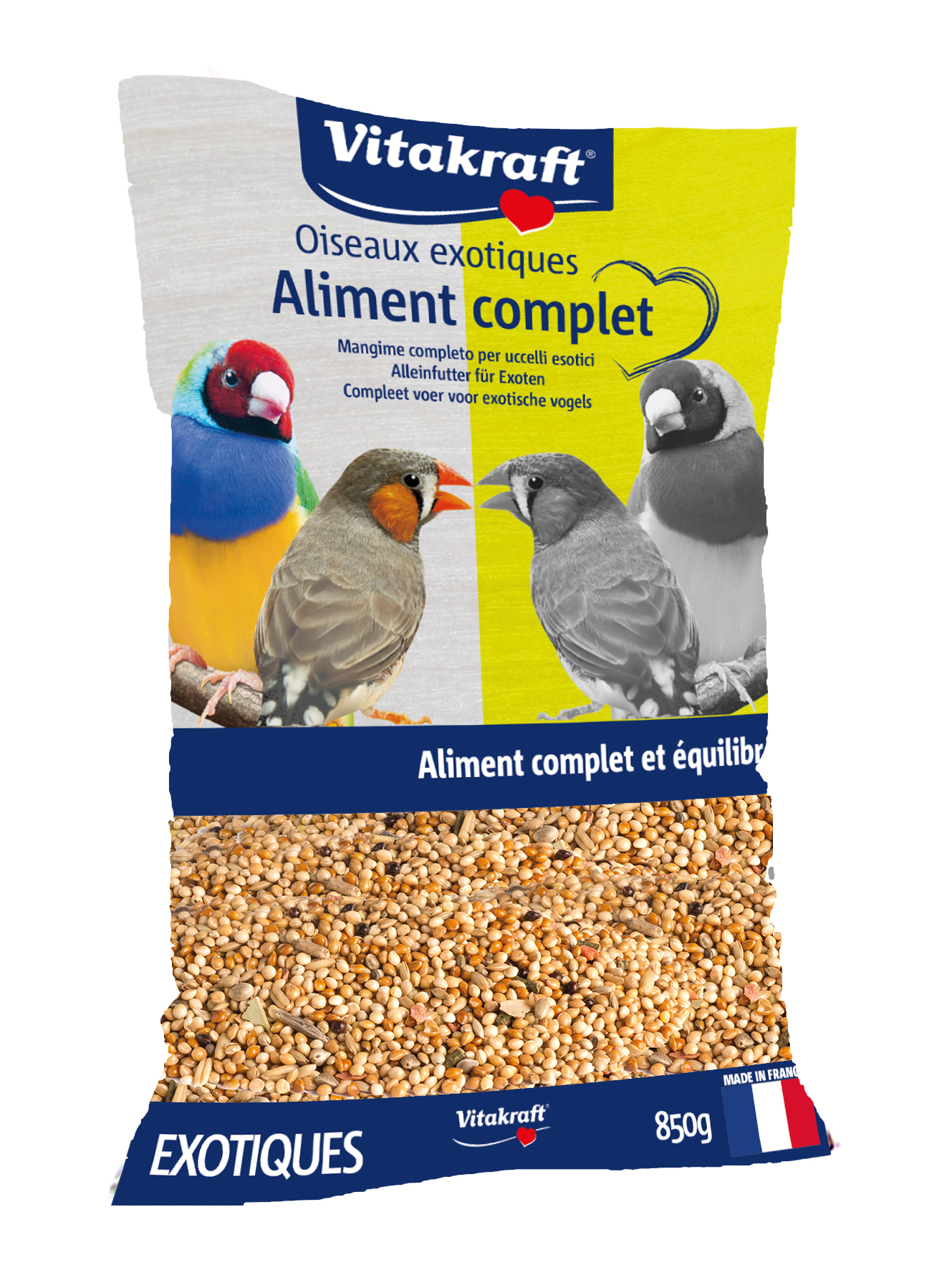 Vitakraft Menu - Alimentation complète pour Oiseaux Exotiques