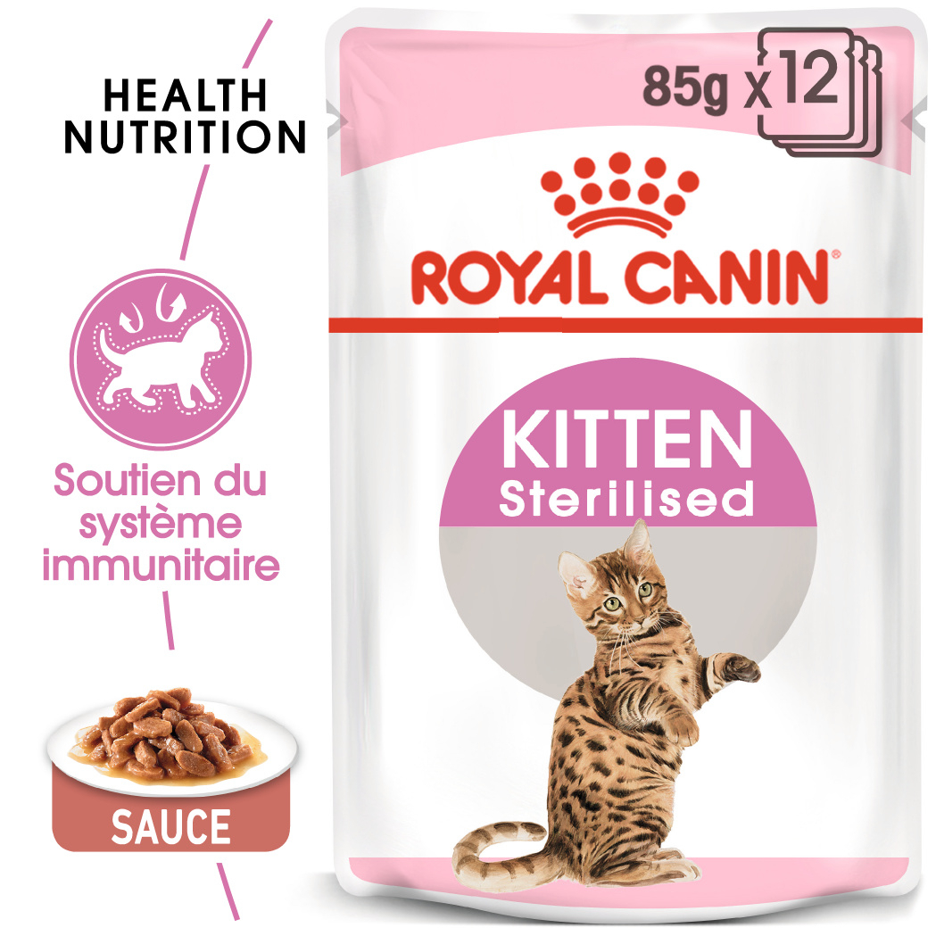 Royal Canin Kitten sterilised - Alimento húmido para gatinho esterilizado