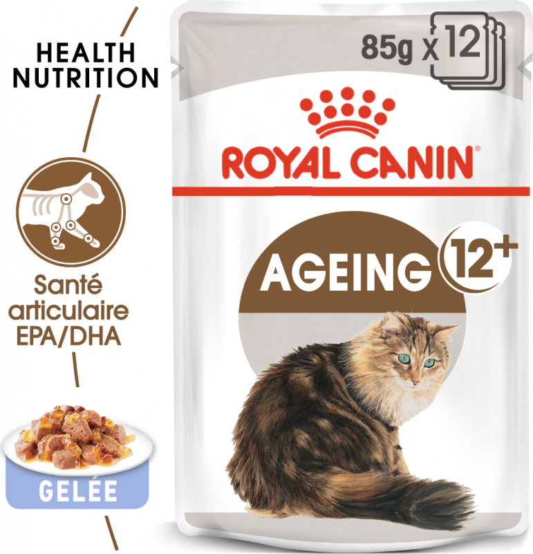 Royal Canin Ageing 12+ pâtée en gelée pour chat sénior
