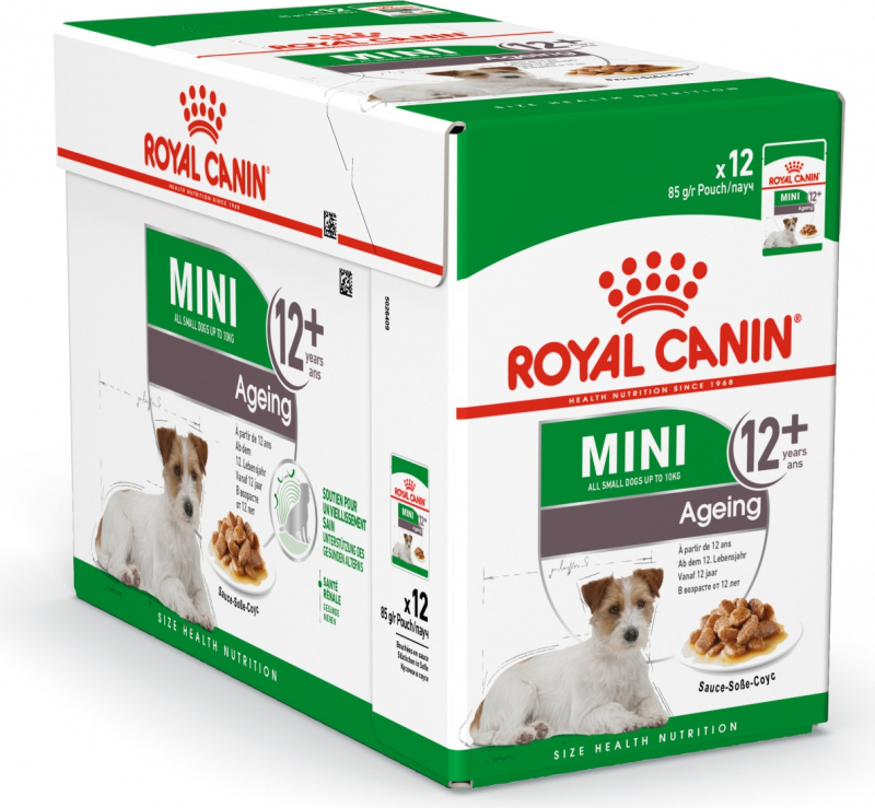 Royal Canin Mini Ageing 12+ Comida húmeda para perros senior de razas pequeñas