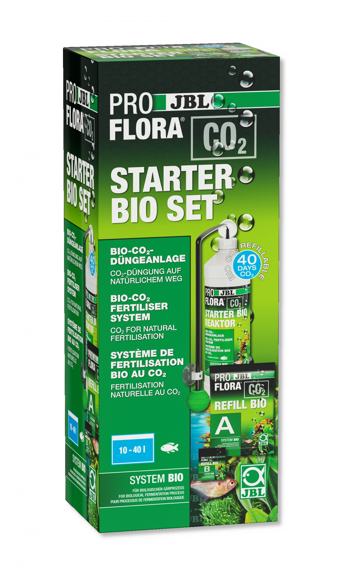 JBL Proflora Starter Bio Set Sistema biológico fertilizante de CO2