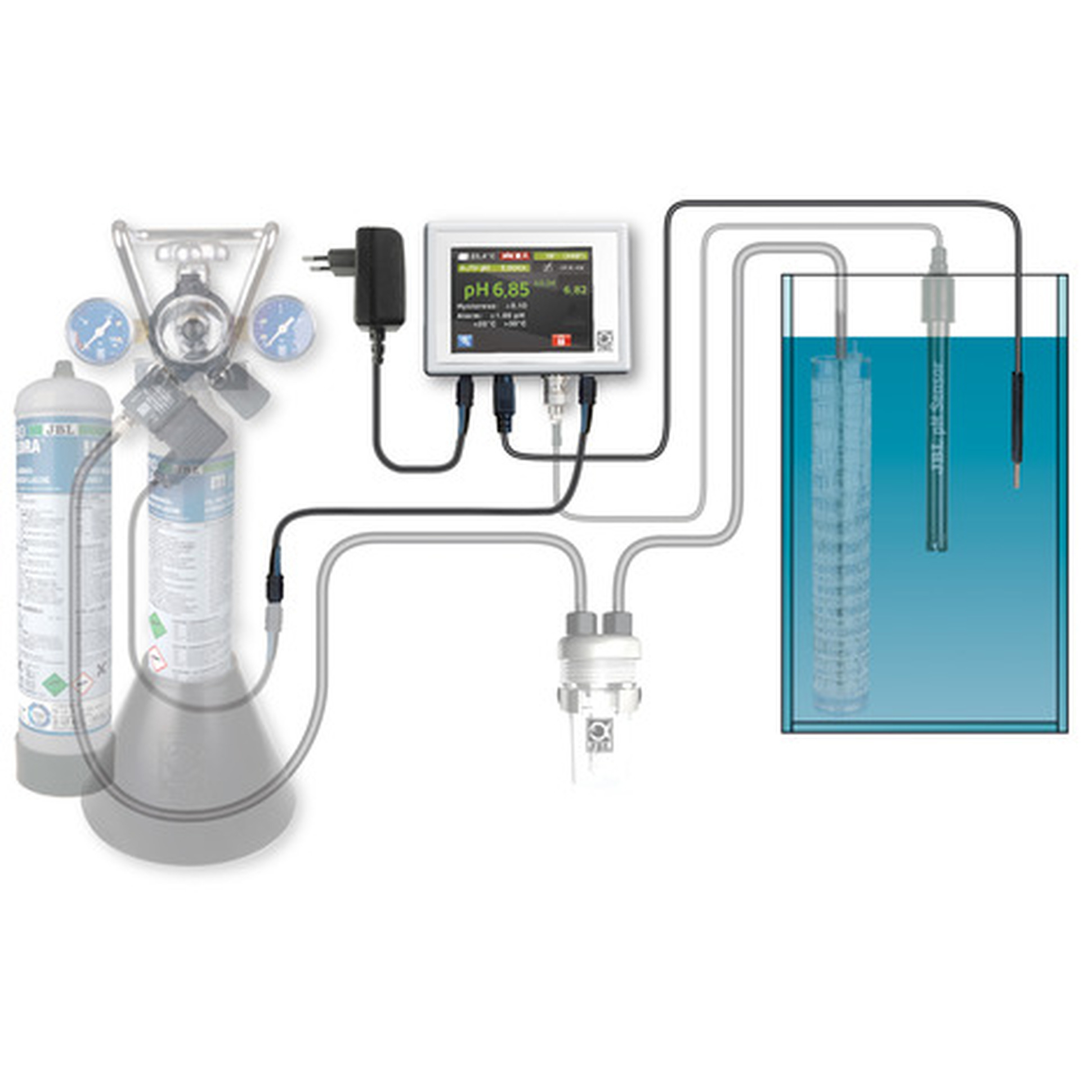 JBL Proflora Control CO2 en pH meetcomputer