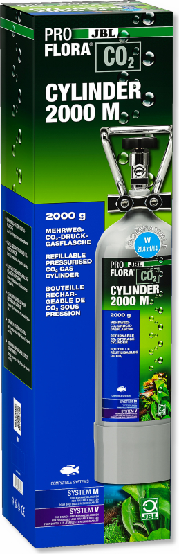 JBL Proflora Cylinder M 500/2000 Garrafas de CO2