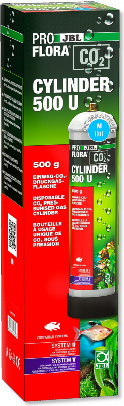 JBL Proflora Cylinder U 500/1200 Garrafa de CO2