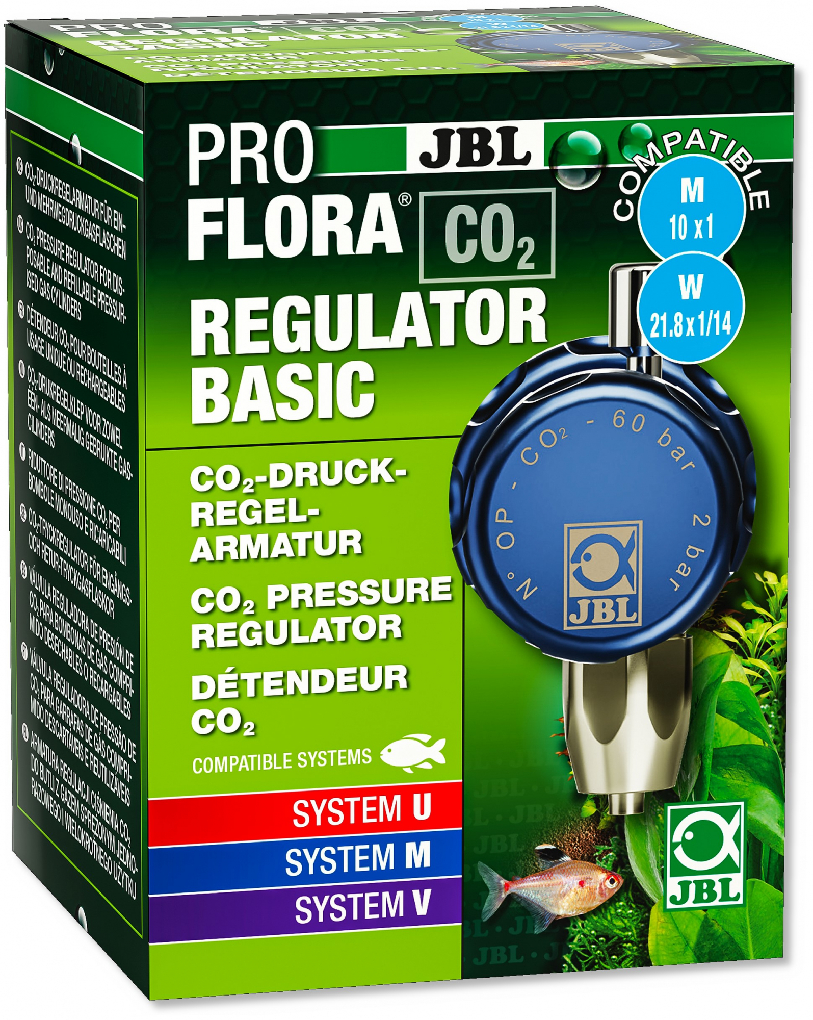 JBL Proflora Regulator Basic Drukregelaar voor CO2-bemestingssysteem 