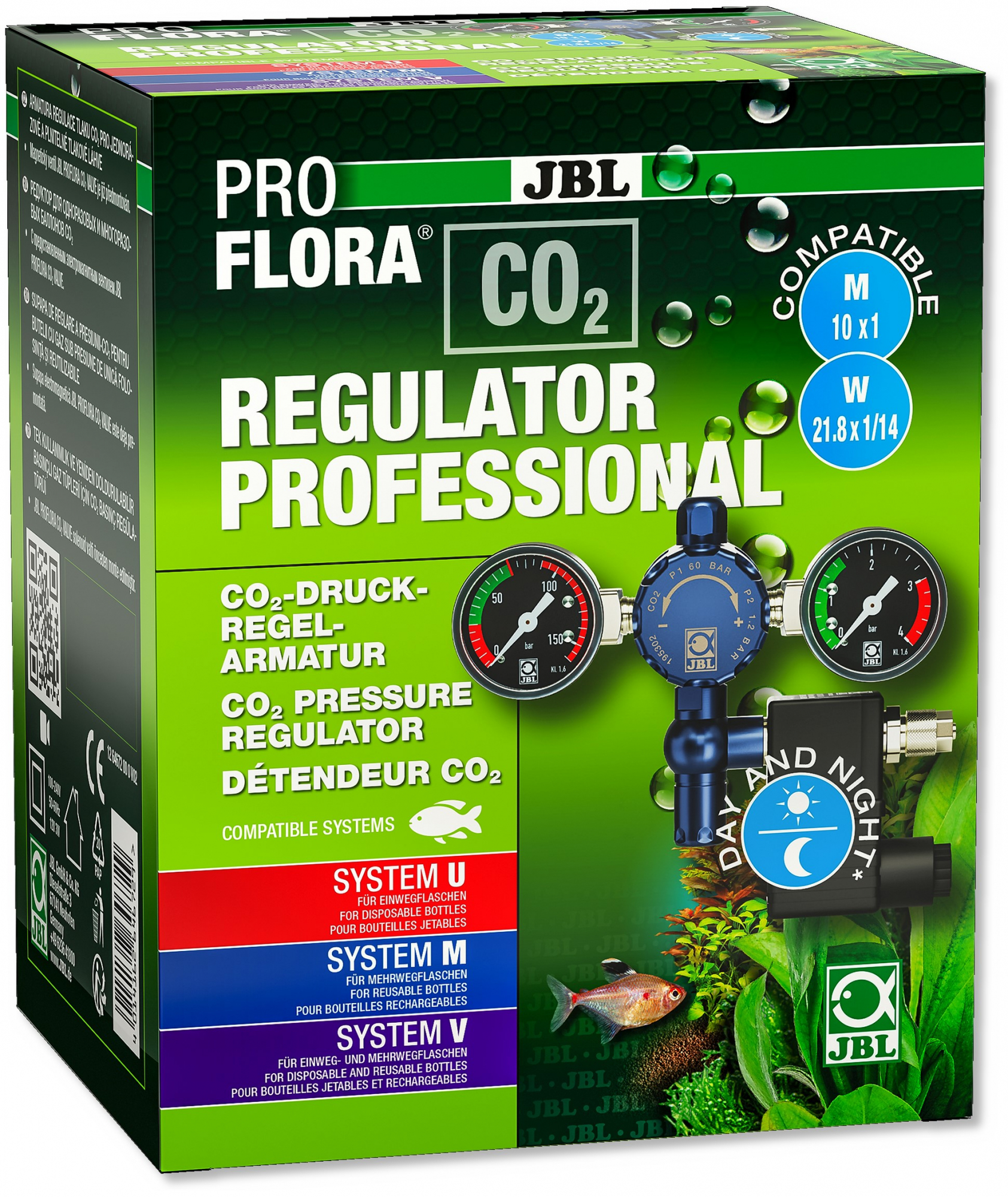 JBL Proflora Regulator Professional Regolatore di pressione per sistema di fertilizzazione CO2