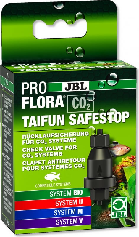 JBL Proflora Taifun Safestop Válvula anti-retorno de água para sistemas CO2