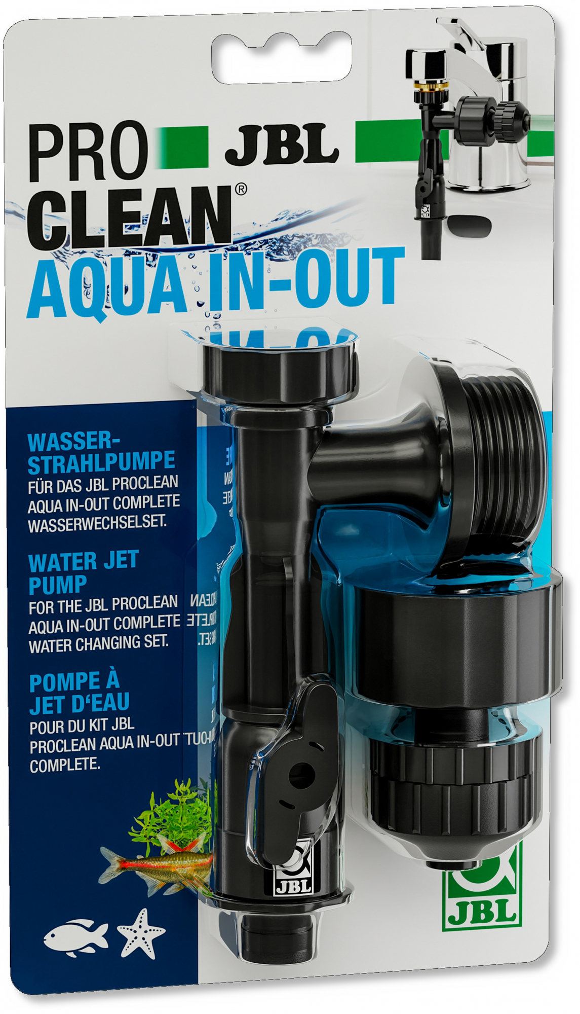 JBL Proclean Aqua In-Out Bomba de succión para el grifo