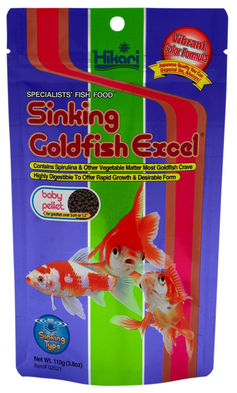 Gránulos para peces dorados Hikari Sinking Goldfish Excel Baby