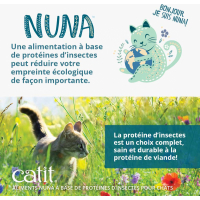 Catit Nuna proteine insecte & hareng - 2 conditionnements au choix