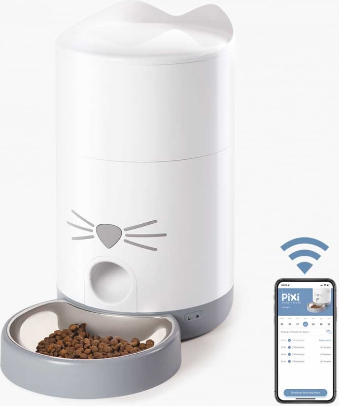 Comedero inteligente para gatos con wifi integrado - 2,9 L - Catit Pixi
