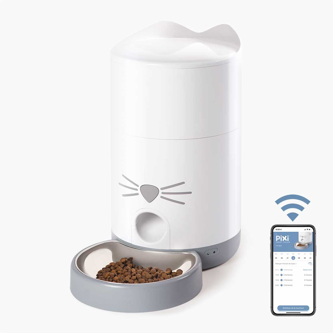 Comedero inteligente para gatos con wifi integrado - 2,9 L - Catit Pixi