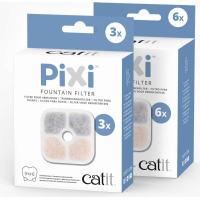 Catit Pixi filtre fontaine - 3 et 6 pièces