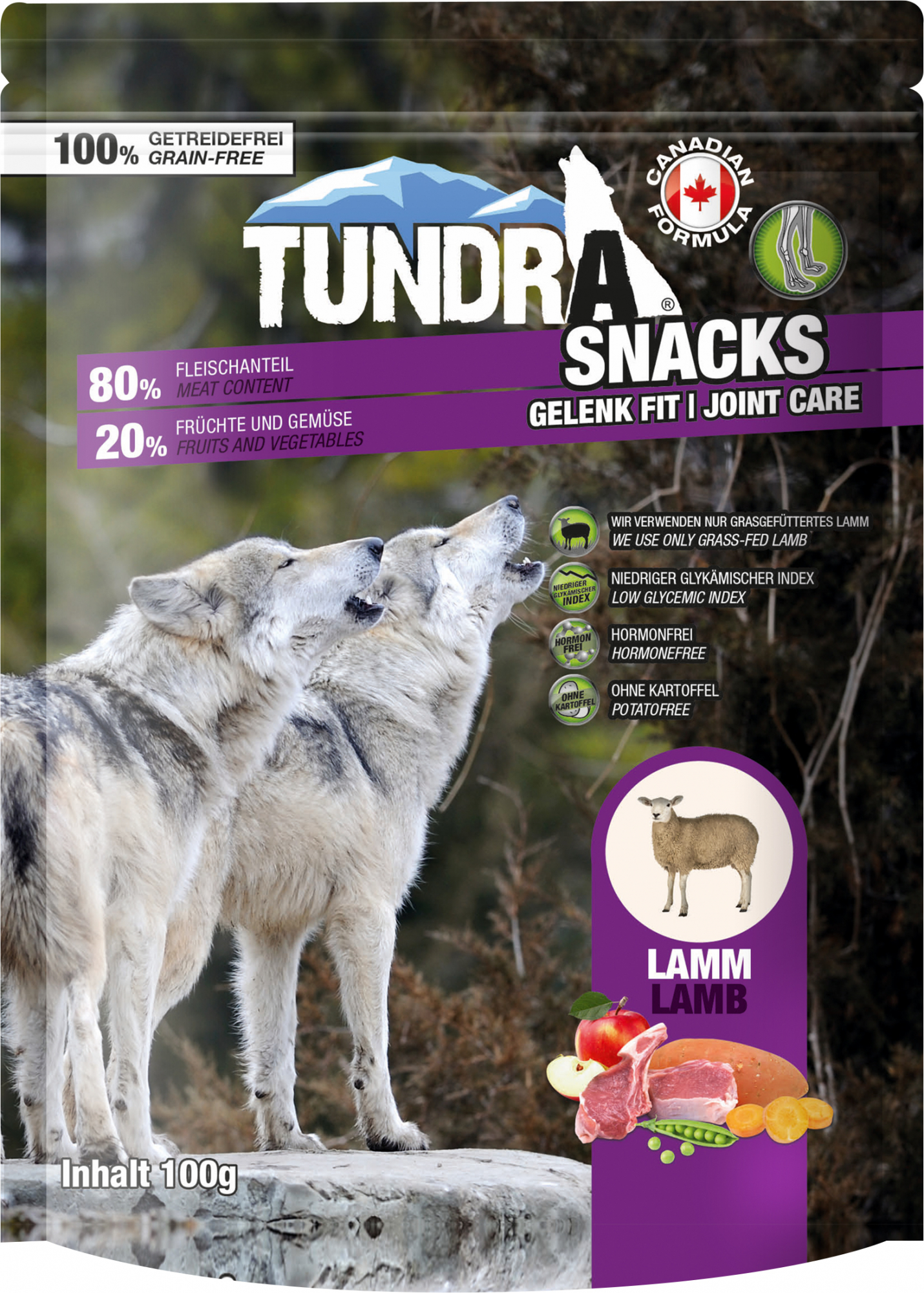 TUNDRA Snacks Joint Care con cordero Cuidado de las articulaciones