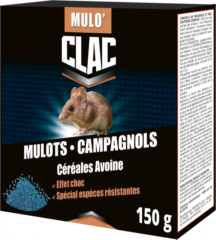 Mulo'Clac Mulots céréales avoine - 150 g