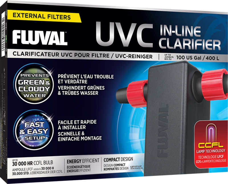 Fluval clarificateur UVC pour filtre 400l