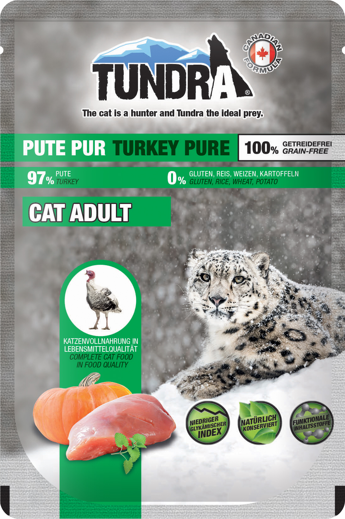 TUNDRA Cat Adult Bolsitas de comida húmeda para gatos - varias recetas
