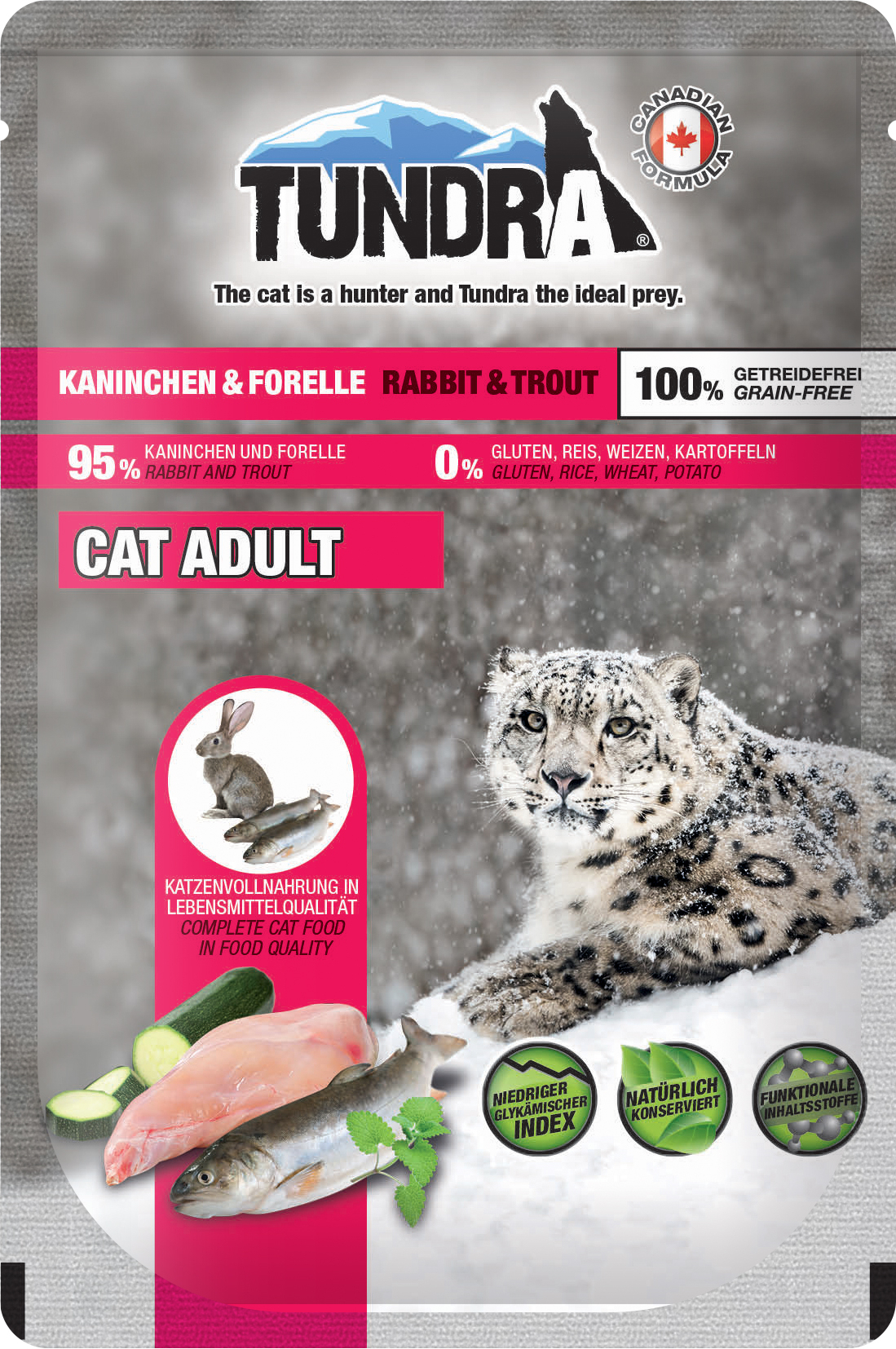 TUNDRA Cat Adult Bolsitas de comida húmeda para gatos - varias recetas