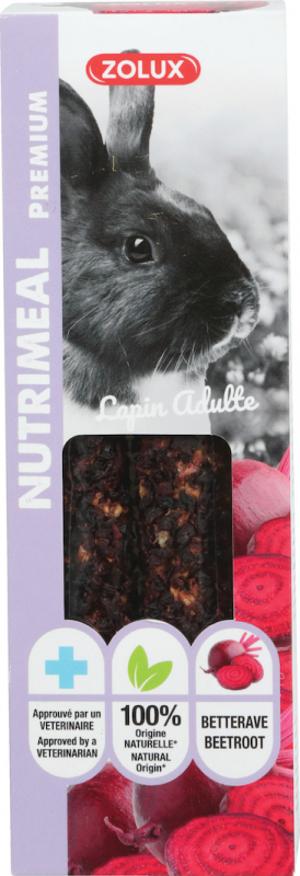Nutrimeal Premium Sticks für Kaninchen – Rote Bete (x2)