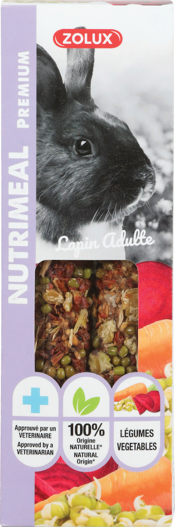 Nutrimeal Premium Sticks für Kaninchen - Gemüse (x2)
