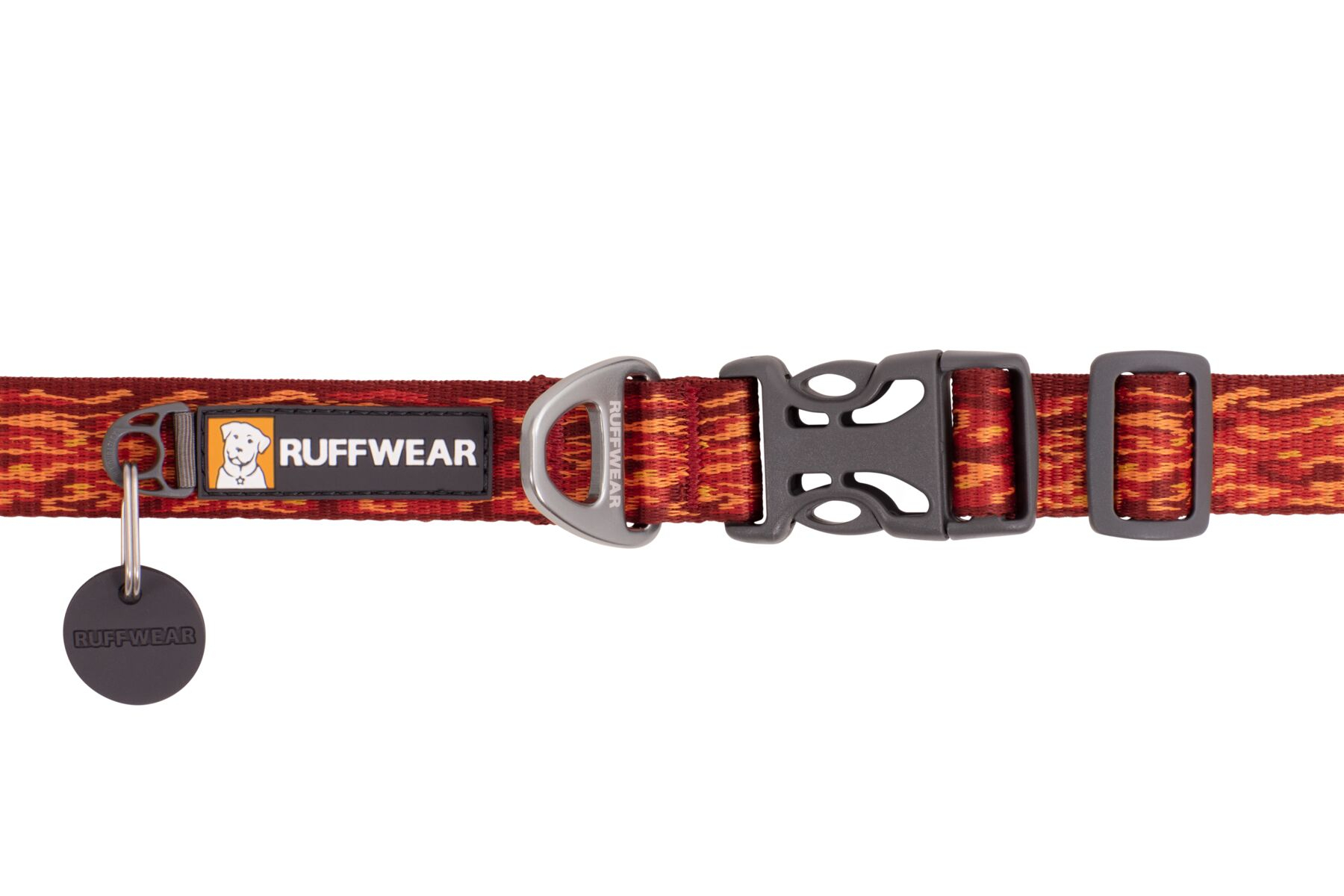 Collare Flat Out di Ruffwear Ember Distorsion - diverse taglie disponibili